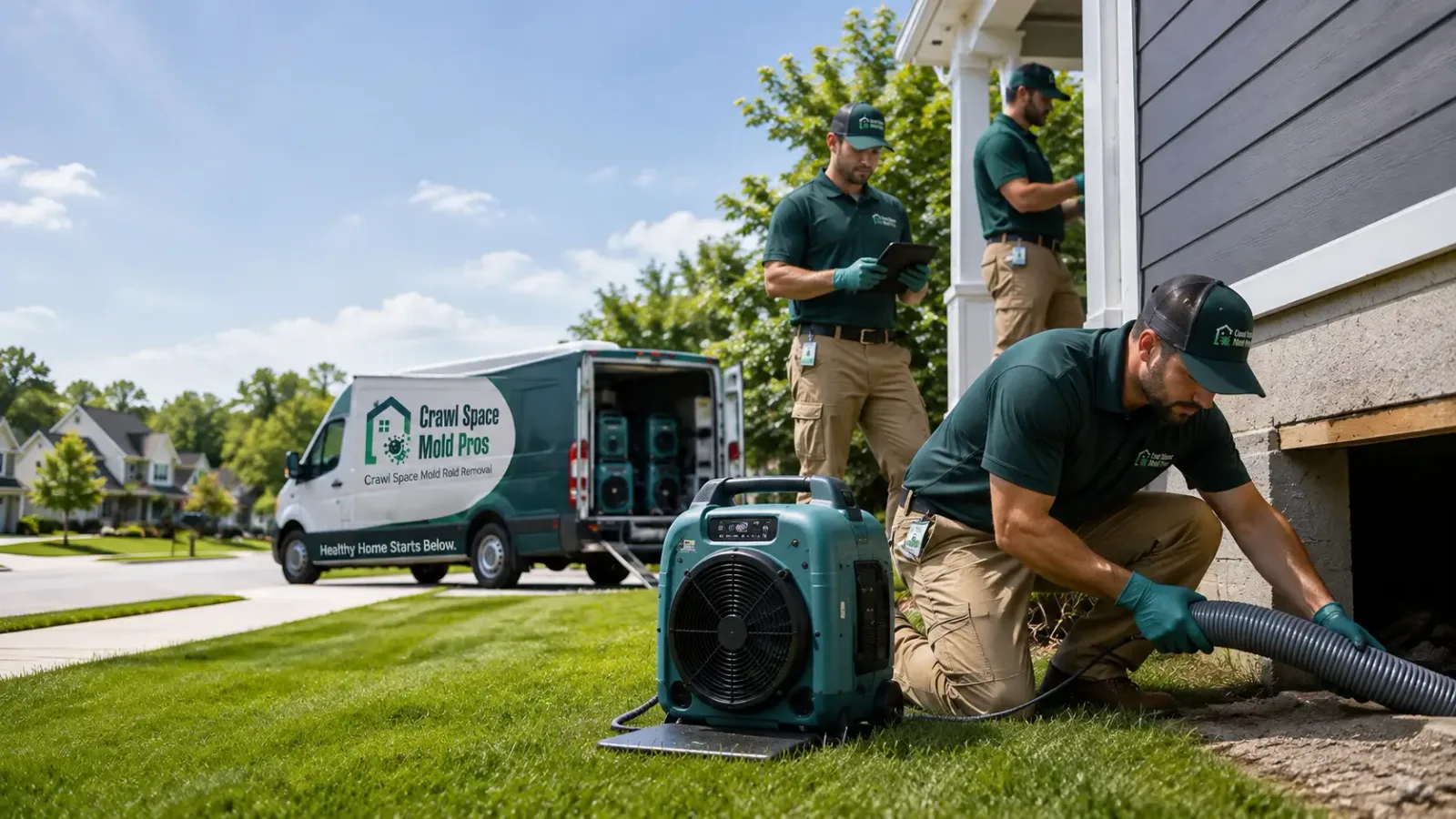 Crawl Space Mold Removal in Castleford, ID